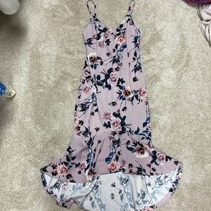 Aqua brand pink floral dress
